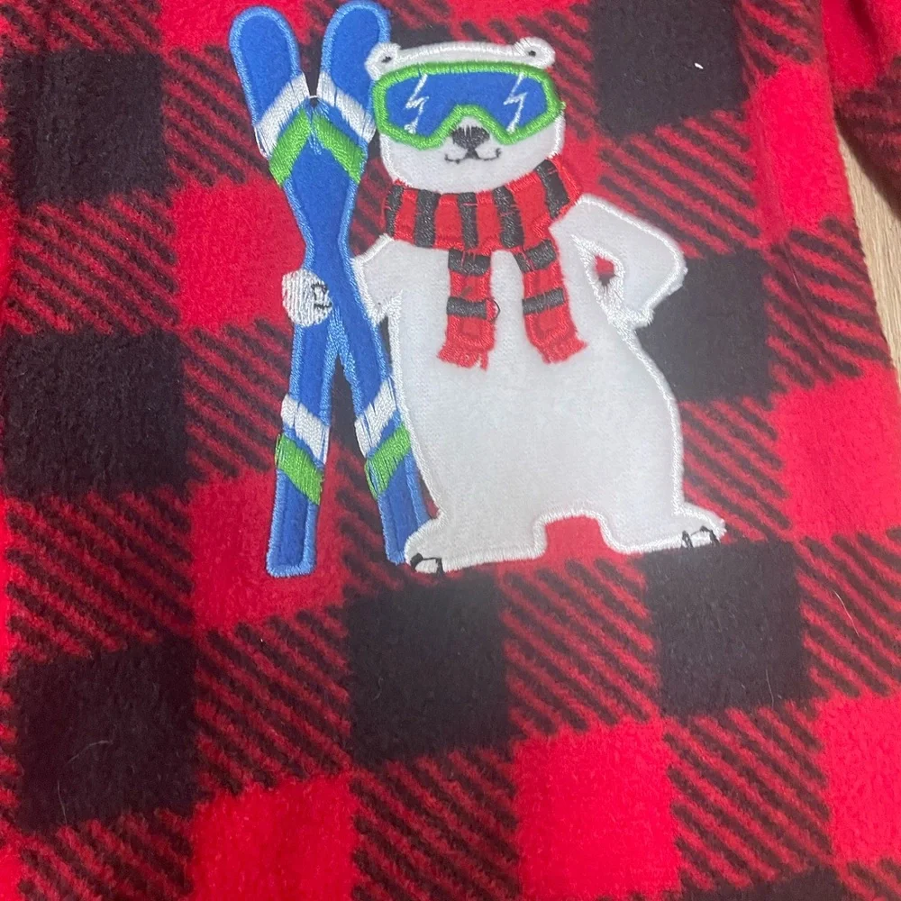 NWT Koala kids‎ winter time Christmas Footy PJs with a polar bear 24months